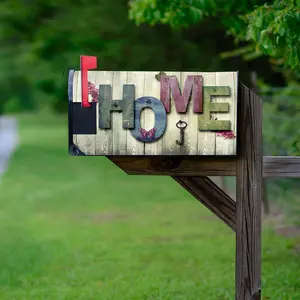 Rustic Home Mailbox Covers Magnetic House Decor VWAQ - MBM47