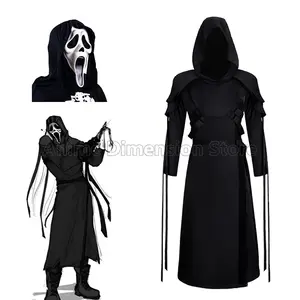 The Ghost Face Cosplay Costume Game Dead Daylight Role Play Uniform Halloween Carnival Party Outfit For Men And Women