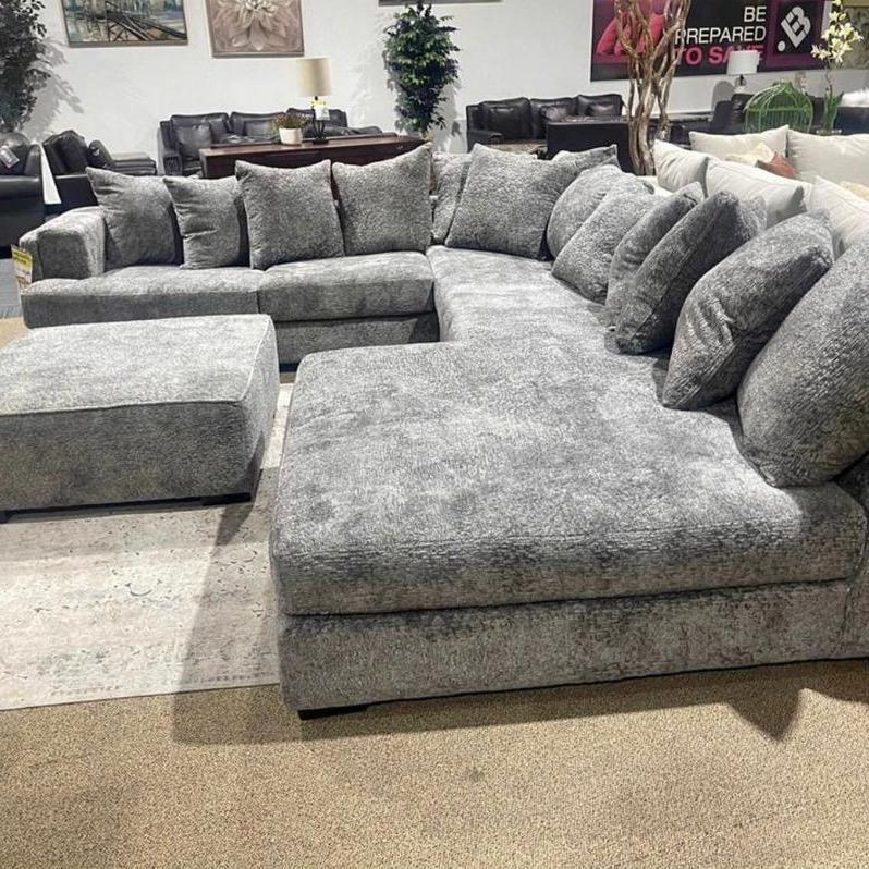 Wolverhampton 3-Piece Dark Gray Sectional
