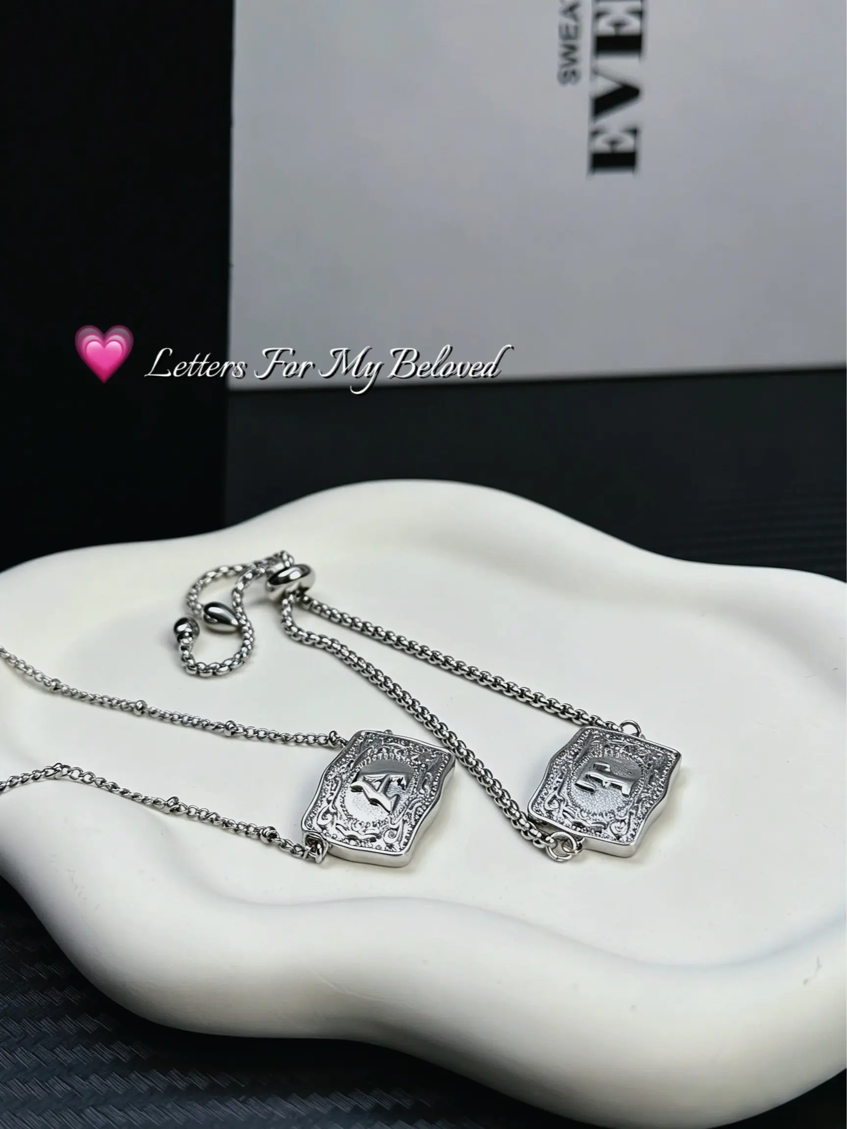 Vintage Engraved Initial Jewelry, Necklace Or Bracelet