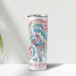Hatsune Miku Candy MiiR Tumbler – Anime Vocaloid Travel Mug, Cute Kawaii Drink Cup for Fans, Insulated Stainless Steel Tumbler 20oz