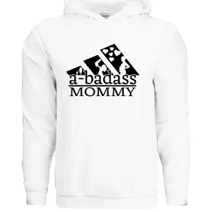 BadAssMommy-Hood Wht