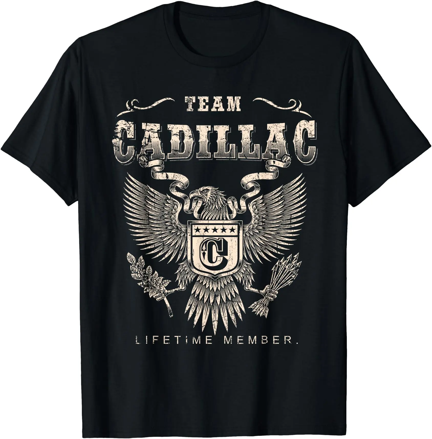 Team Cadillac Lifetime Member - Cadillac Name T-Shirt