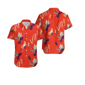 Tony Montana Scarface Hawaiian Shirt - Summer Short-Sleeve Button Up, Perfect for Casual Outings, Vacations, Retro Movie Fans Gifts