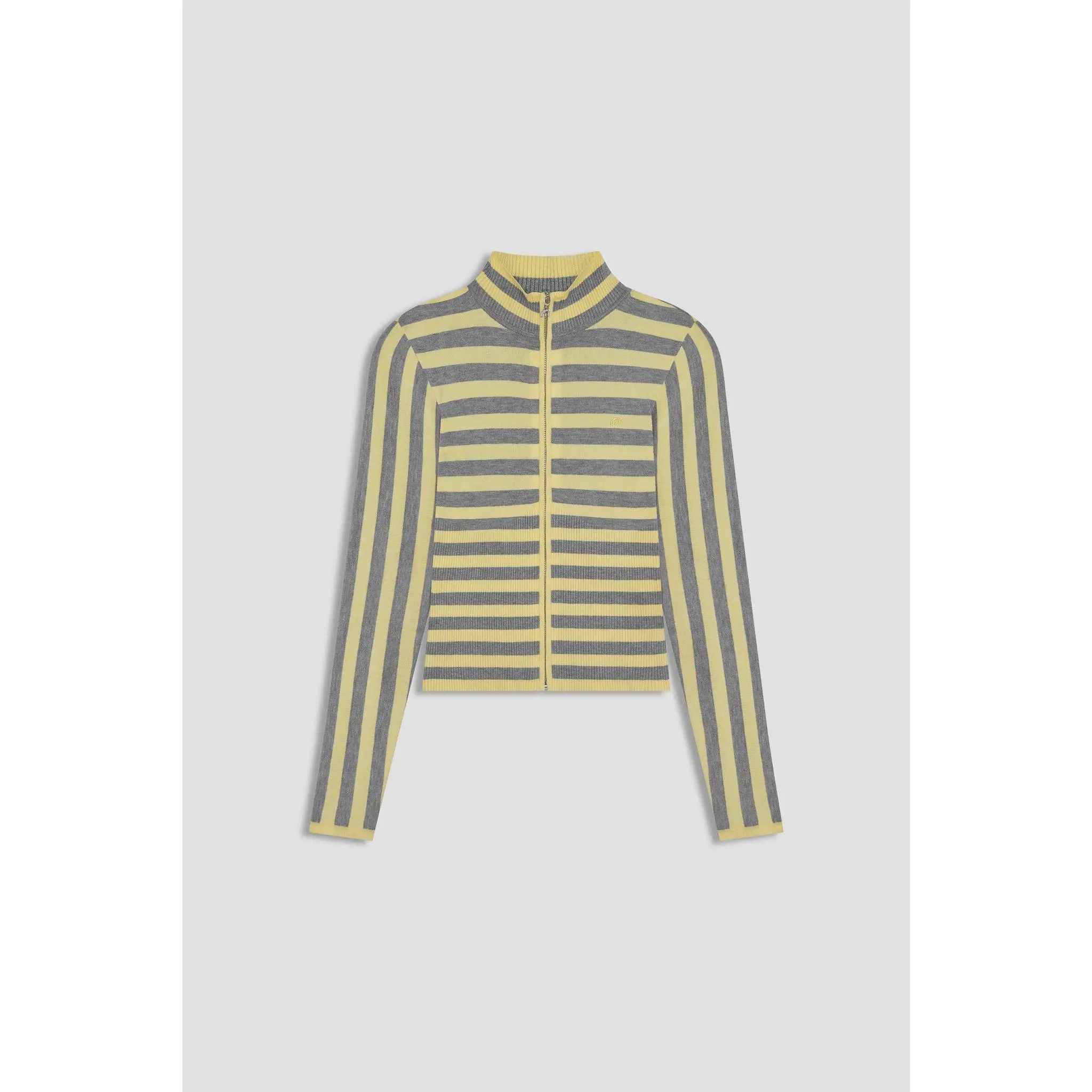 VLAD ZIP UP - BUTTER STRIPE