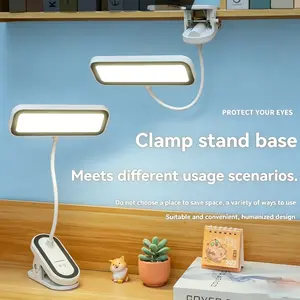 LED dormitory eye clip light, wardrobe light, makeup light, three color adjustable, brightness adjustable, can be used in dormitories, wardrobes, bedrooms
