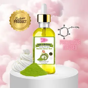 (NEW!) Matcha Swiss Roll Pheromone infused Body Oil - Juicylicious Body Drops