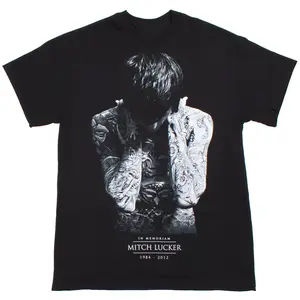 1984 2012 Mitch Lucker Thank You Shirt Short Sleeve Black Unisex S-5XL