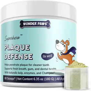 Dental Powder for Dogs – Teeth Cleaning & Dental Care Made Easy – 60 Scoops