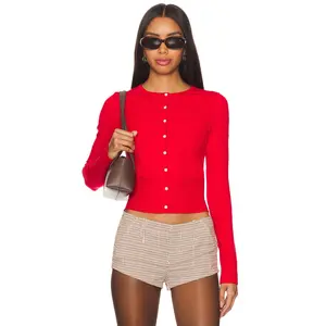 Lovers and Friends Scarlett Cardigan in Red