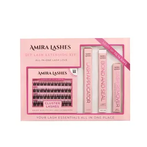 Amira Lashes Cluster Lashes 10-16MM - Flirty Flare