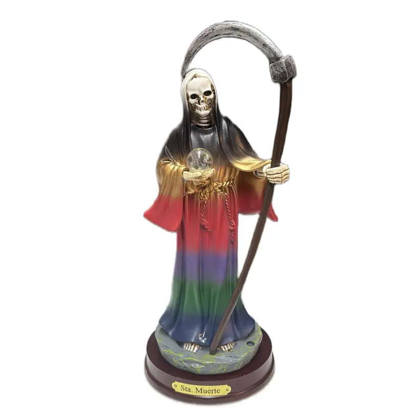 Santa muerte, siete colores 8” pulgadas Santa muerte, siete colores 8” pulgadas