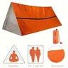 Outdoor Insulated Tent, First Aid Tent, Camping, Lightweight Canopy Shelter, Portable Canopy Shelter, Single Person Emergency Shelter, Bivy Survival Tent Kit, Mylar Tube, Waterproof, Reusable