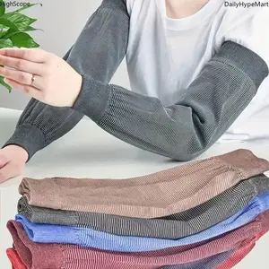 6 Pairs Unisex Knit Arm Sleeves, Breathable Elastic Sun Protection Covers