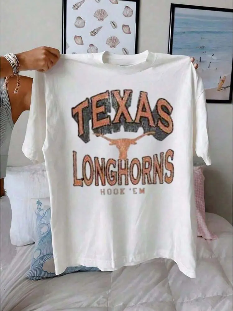 Vintage Texas Longhorns Graphic Tshirt