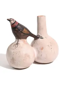 Huaco Silbador-Peruvian Whistling Vessel - The Sparrow