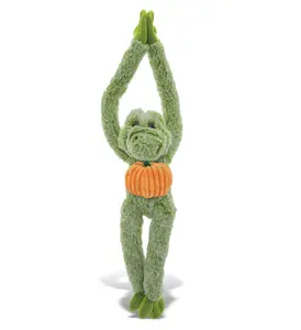 DOLLIBU Polyester Plush Pumpkin Stuffed Toy - Alligator-Designed, Super Soft Stuffed Animal with Long Arms for Kids