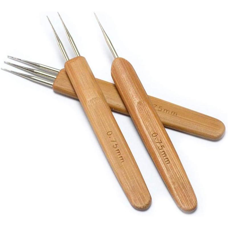 3 count/Set 0.5mm Dreadlock Crochet Hook for Hair (1 Hook, 2 Hooks,3 Hooks) Dreadlock  Tool for Braid  Dreadlock Crochet Hook Dreadlocks Crochet  for Dreads Tool