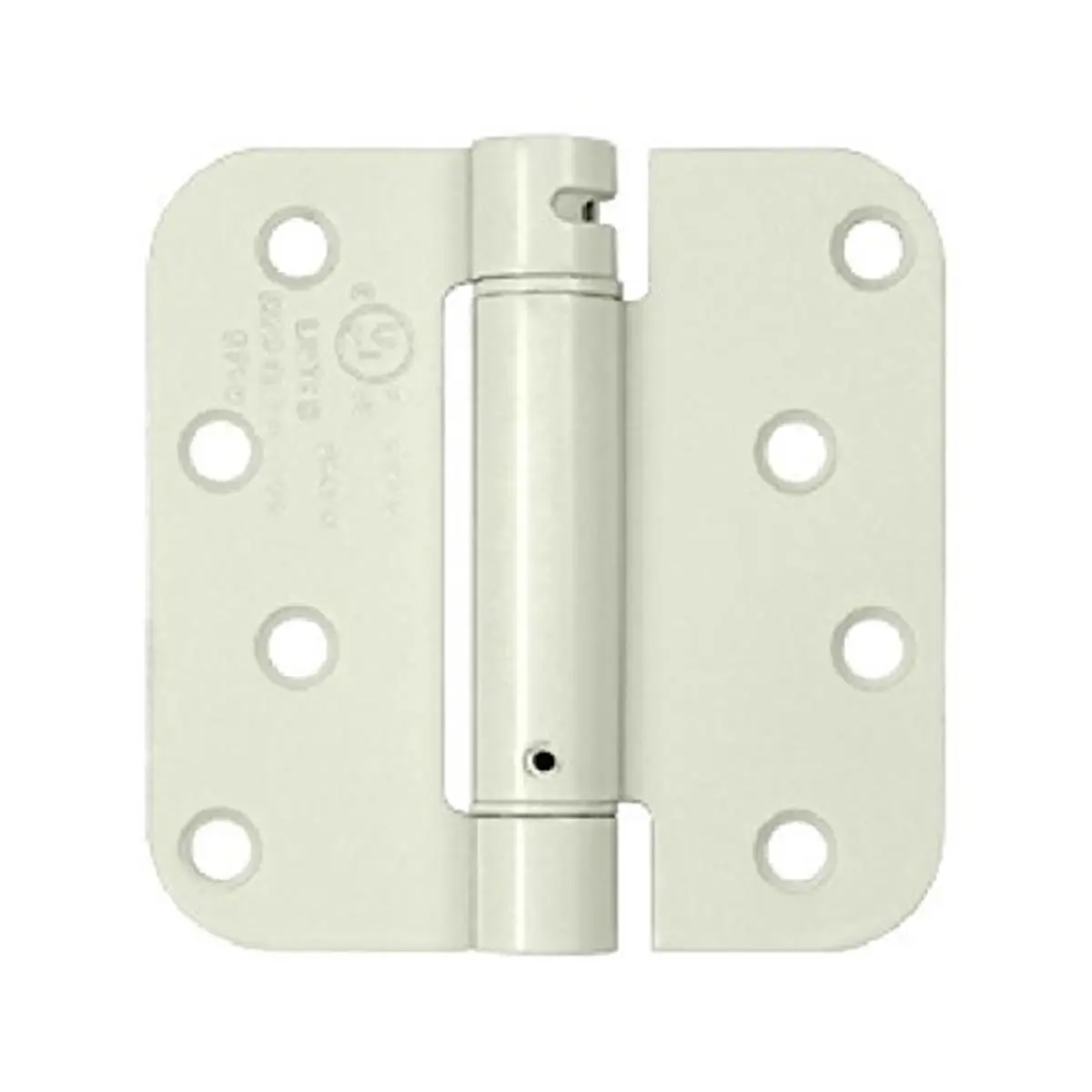Steel Door Hinges - 4x4x0.62" Architectural Quality Spring Hinges, Benchmark Door Hardware for All Seasons Applications with Exceptional Service, Threaded Spring-Loaded Hinges