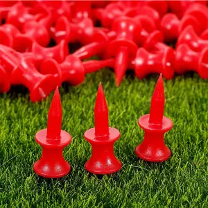 Durable Plastic Golf Tee, 50/100pcs Reusable Golf Tee, Golf Training Equipment for Outdoor Golf Course, Golf Accessories