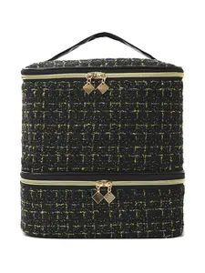 Large Capacity Yarn and Crochet Tool Organizer Bag, Essential for Craft Enthusiasts, Efficiently Sort Various Crafting Supplies
