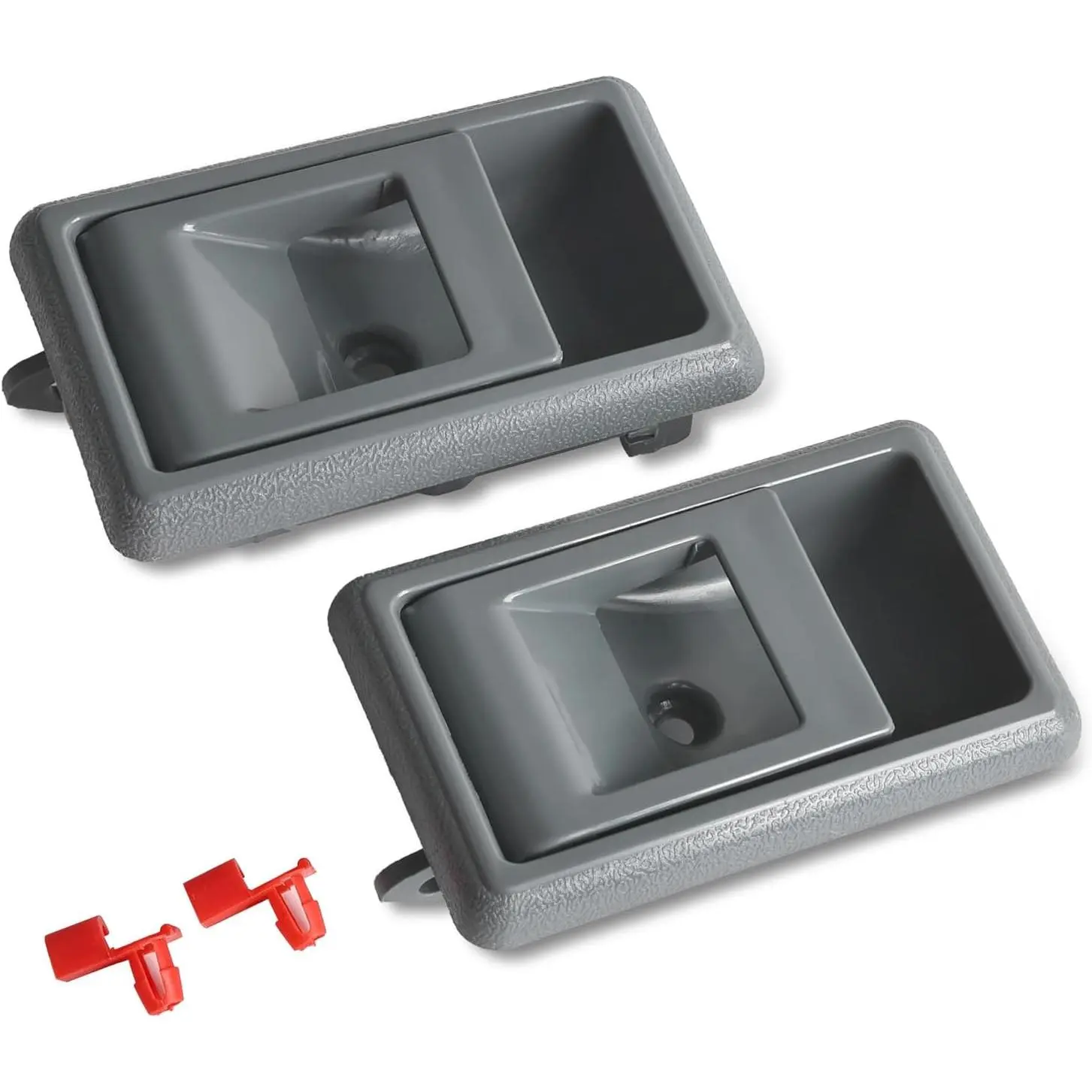2 count Interior Door Handle Front Rear Driver & Passenger Side Fits for 1989-1995 4Runner 1988-1993 Toyota Corolla 1989-1995 Pickup 1995-2000  1987-1990 Tercel 1989-1992 Geo Prizm