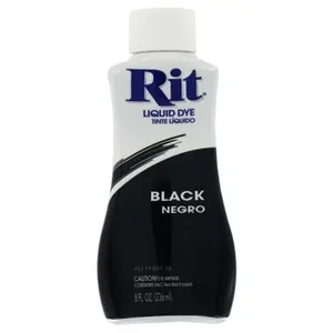 Rit Dye  8 Oz Black Liquid Dye - Pack of 3
