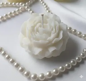 Single Rose Handmade Candle Single Rose Handmade Candle