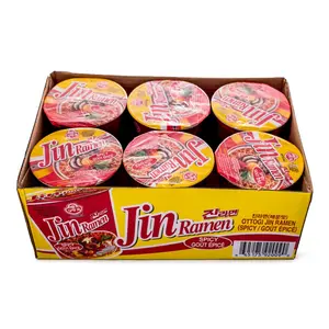 Ottogi Jin Ramen, Spicy Flavor 6ct Ottogi Jin Ramen, Spicy Flavor 6ct