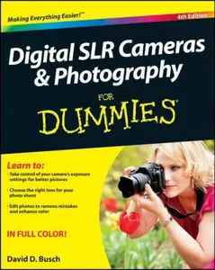 USED-Digital SLR Cameras & Photography for Dummies by David D. Busch (Paperback)