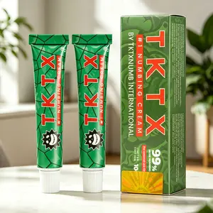 TKTX Tattoo Numbing Cream 2 Pack | Limited Edition 99% VeryStrong | For Tattoos | Laser Removal | Waxing | EyebrowThreading | Tattoo External Cream 10g
