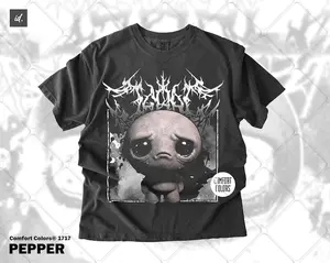 The Binding Of Isaac Indie Horror Game Deathmetal T-shirt