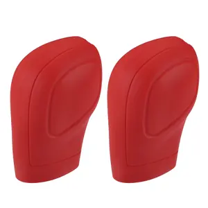 Universal Car Gear Shift Cover Comfortable Handbrake Shifter Cover, Anti-Slip, Silicone, 2 Pcs