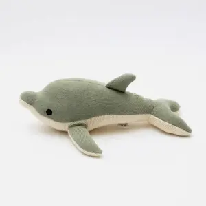 Knitted Stuffed Dolphin Soft Toy Gift for Christmas Day Birthday
