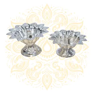 925 Sterling Silver Oil Lamp (Diya)