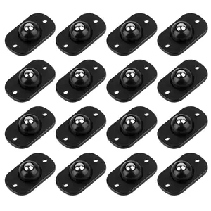 16 count Self Adhesive Mini Caster Wheels 360? Swivel Mini Appliance Rollers Smooth Rotation Appliance Ball Sliders Universal Wheel Transfers for Storage Box Small Furniture Kitchen Appliances