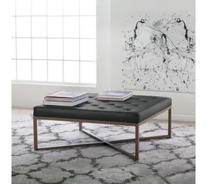 Studio Designs Home Camber Modern Large TuftedSquare Ottoman Studio Designs Home Camber Modern Large TuftedSquare Ottoman