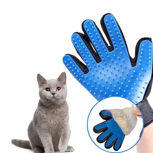 Cat Grooming Gloves For Cats Wool Glove Pet Hair Deshedding Brush Comb Glove For Pet Dog Cleaning Massage Glove For Animal