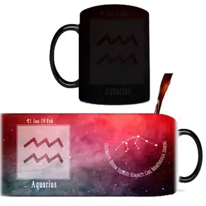 Magic Sky Virgo Constellations Mugs Creative Ceramic Changing Color Mugs Kids Wife and Husband Gift Mugs Light Magic Drinkware Sunshine