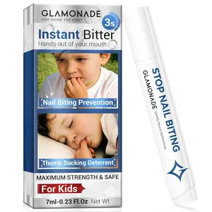 Nail Biting Prevention for Kids: Thumb Sucking Deterrent Instant Bitter Taste Habit Correction Nail Repair for Damaged Nails Care Safe Effective & Non-Toxic Invisible Matte Finish