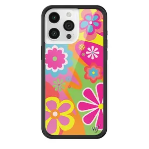 Wildflower Cases- Flower Power, Limited Edition iPhone Case | Durable Protection Trendy Bright Colorful 70's Groovy Floral