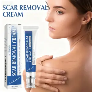 Professional Scar Removal GelsAdvanced Silicone Scar Removal Cream forBurn,Acne Old Scar Removal Cream for Face &BodylFades Dark Scars