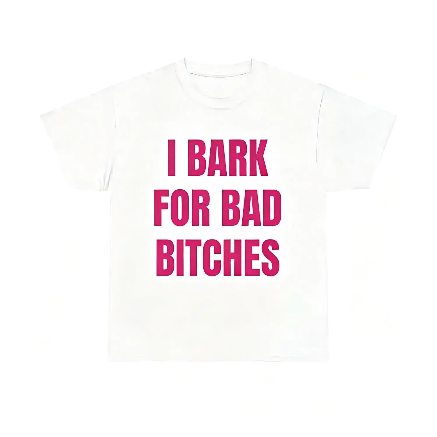Women T-shirts I Bark for Bad Bitches Shirt Funny Delulu Dog Sweatshirt Gen Z Meme Humor Unhinged Semp Energy Hoodie Apparel Casual Trendy Comfortable Stylish