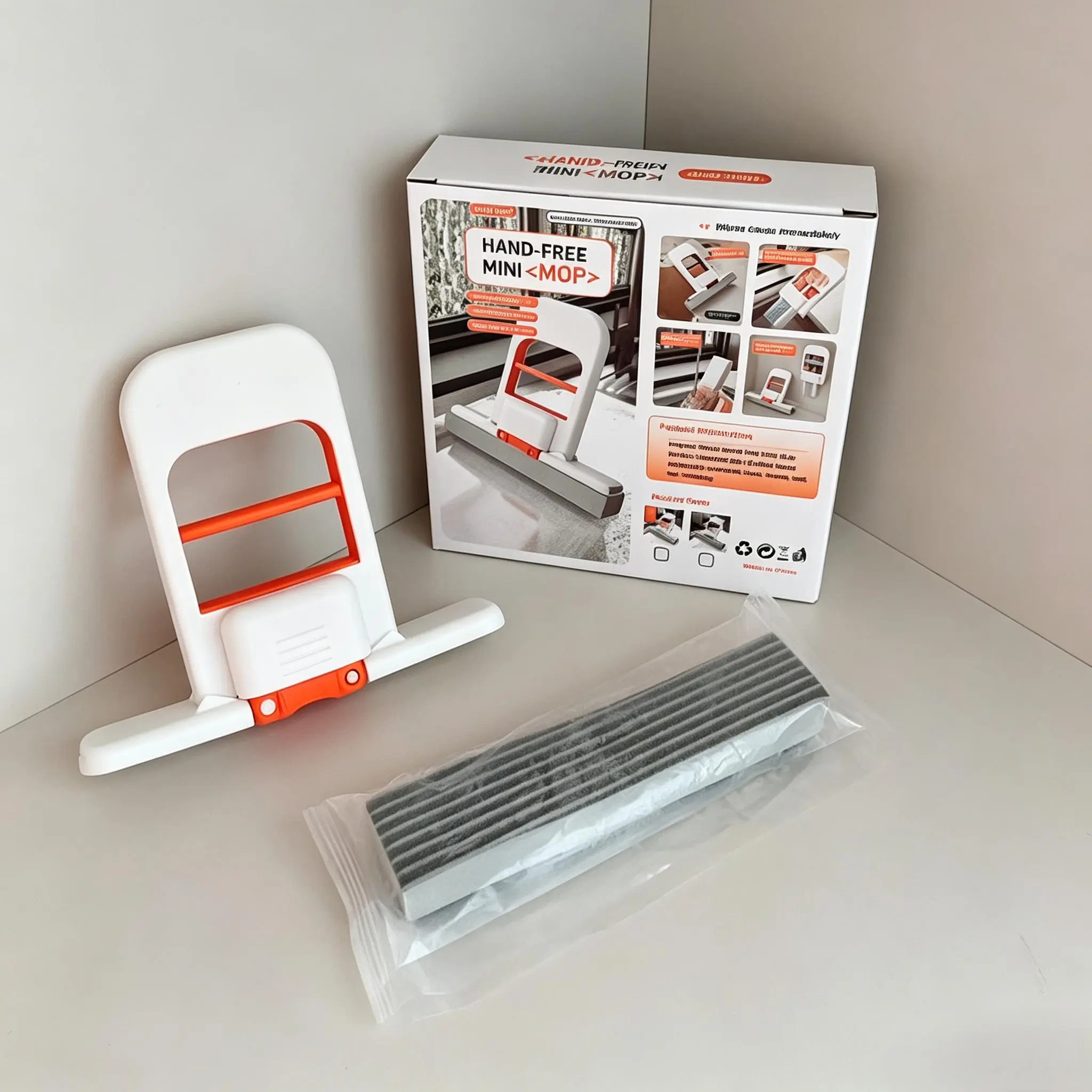 Mini Mop set:1handle+8Refills