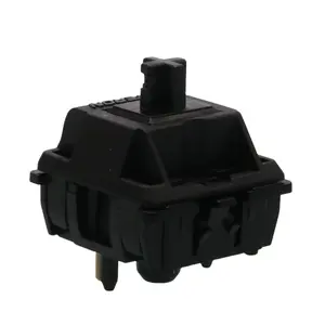 Gateron Oil King 2.0 Linear Switches 55g Pre-Lubed 5-Pin MX Mechanical Gaming Keyboard Black Plated Long Spring for Precise Typing