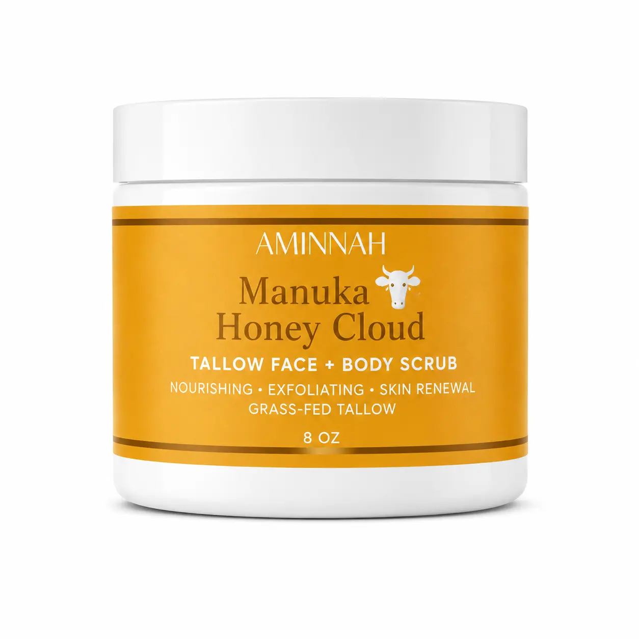 Manuka Honey Cloud  Beef Tallow Face and Body gentle sugar scrub