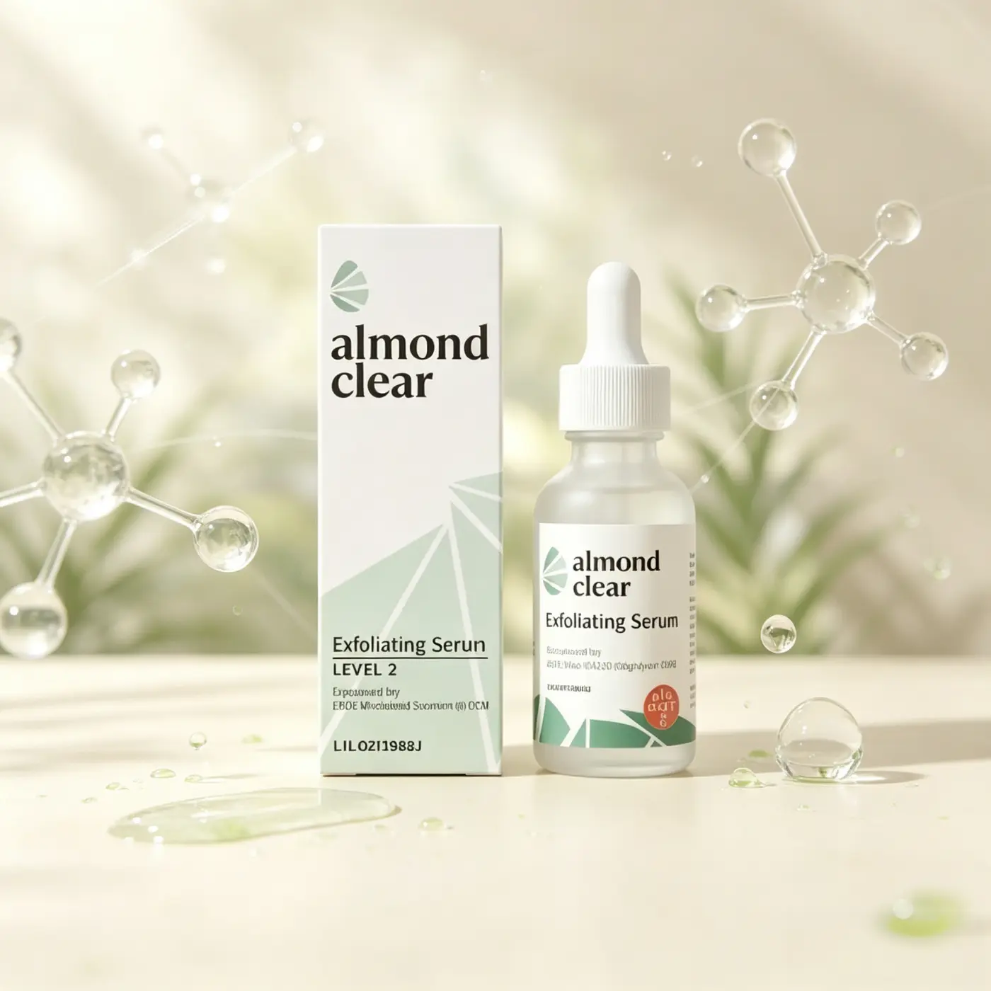 Level 2 Mandelic Acid Serum, Body Acne Treatment for Butt Acne, Fungal Acne & Folliculitis, Targets Hyperpigmentation & Ingrown Hairs, Gentle Daily Skin Repair Serum Safe for Sensitive Skin