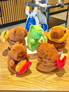 Capybara Keychain Plush Toy, Cute Water Rat Stuffed Animal, Perfect for Handbags, Wallets, Backpacks, Best Gift Idea