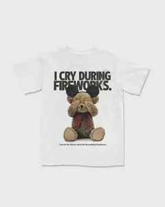 [Graphic Tee]Youth and Adult I Cry During Fireworks T-shirt, Fast Past, Funny Magic Kingdom Graphic Tee, Shape Unisex Shirt boxy  fit  shirt