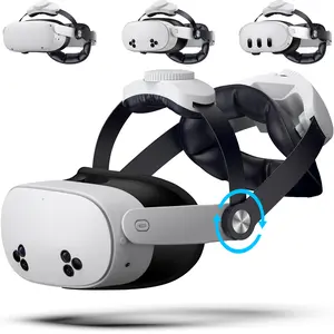 ESYWEN Head Strap for Meta Quest 2/3/3S - 4-Way Adjustable VR Headset Strap Replacement with Enhanced Support & Comfort Upgrade - Elite Strap Alternative for Oculus Gaming